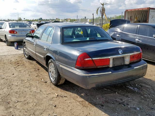 2MEFM74W8WX636082 - 1998 MERCURY GRAND MARQ GREEN photo 3