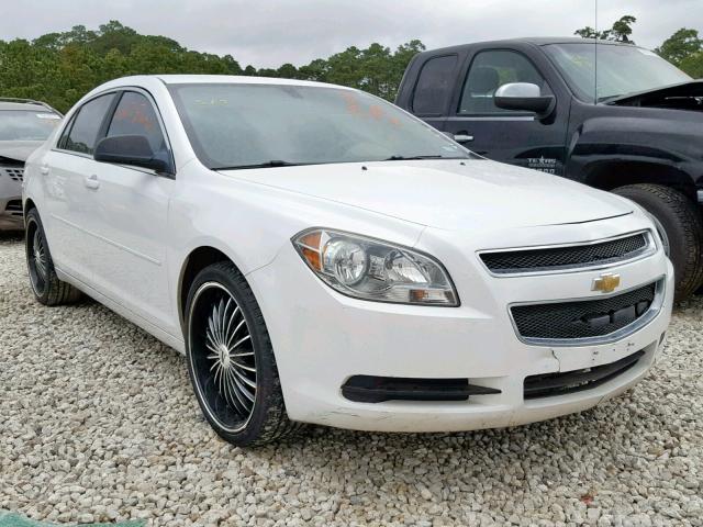 1G1ZB5E0XCF114122 - 2012 CHEVROLET MALIBU LS WHITE photo 1