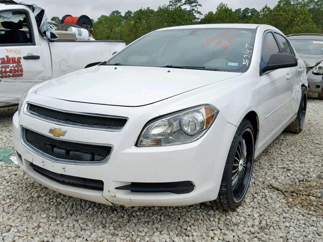 1G1ZB5E0XCF114122 - 2012 CHEVROLET MALIBU LS WHITE photo 2