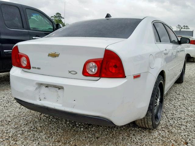 1G1ZB5E0XCF114122 - 2012 CHEVROLET MALIBU LS WHITE photo 4