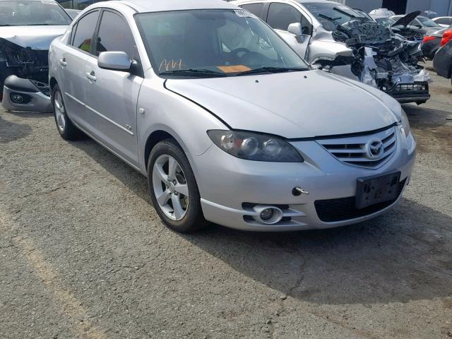 JM1BK323441188050 - 2004 MAZDA 3 S SILVER photo 1