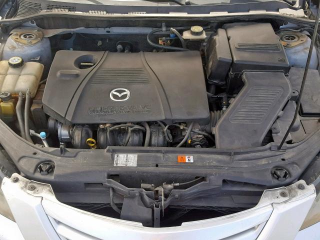 JM1BK323441188050 - 2004 MAZDA 3 S SILVER photo 7