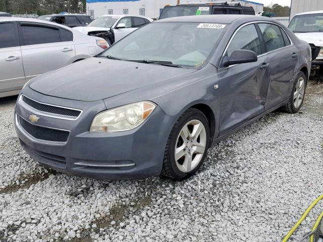 1G1ZG57N684235226 - 2008 CHEVROLET MALIBU LS SILVER photo 2