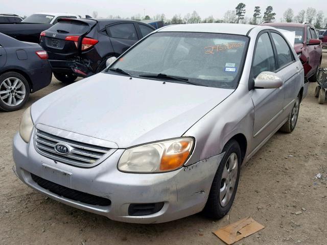 KNAFE121385511334 - 2008 KIA SPECTRA EX GRAY photo 2