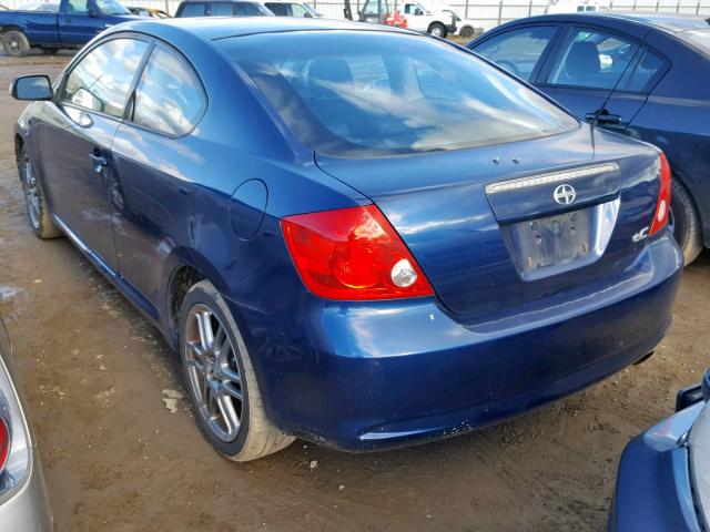 JTKDE177950017584 - 2005 TOYOTA SCION TC ლურჯი ფოტო 3