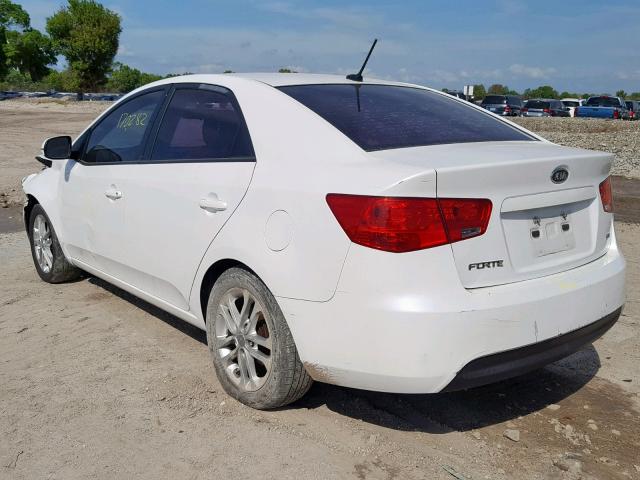 KNAFU4A22B5460138 - 2011 KIA FORTE EX WHITE photo 3