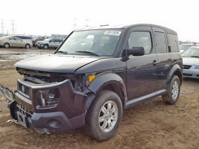 5J6YH28716L028089 - 2006 HONDA ELEMENT EX BLACK photo 2