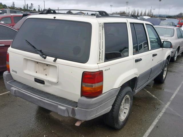 1J4GZ58SXTC360400 - 1996 JEEP GRAND CHER WHITE photo 4