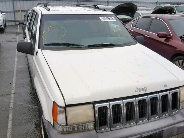 1J4GZ58SXTC360400 - 1996 JEEP GRAND CHER WHITE photo 9