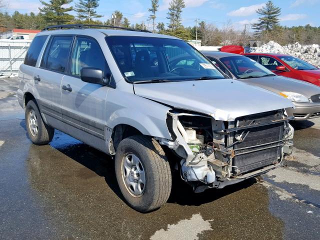 2HKYF18103H620133 - 2003 HONDA PILOT LX SILVER photo 1