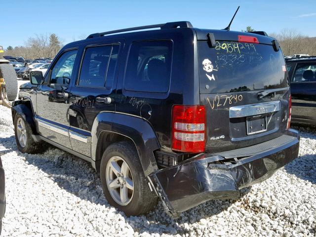 1C4PJMAK1CW214497 - 2012 JEEP LIBERTY SP BLACK photo 3