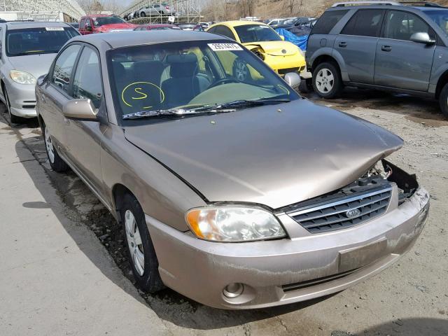 KNAFB121325115419 - 2002 KIA SPECTRA BA BROWN photo 1