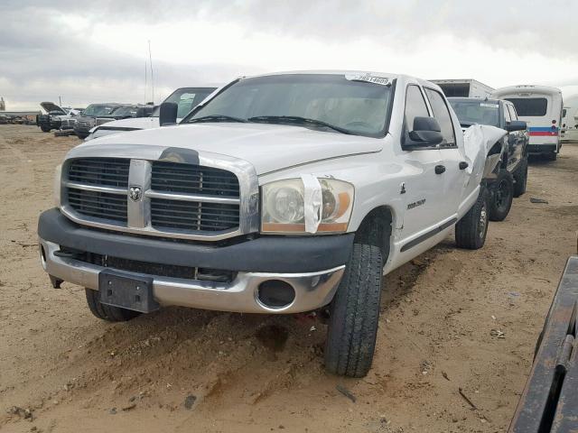 3D7KS28C46G191512 - 2006 DODGE RAM 2500 S WHITE photo 2