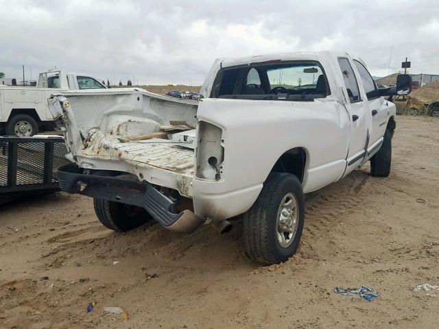 3D7KS28C46G191512 - 2006 DODGE RAM 2500 S WHITE photo 4