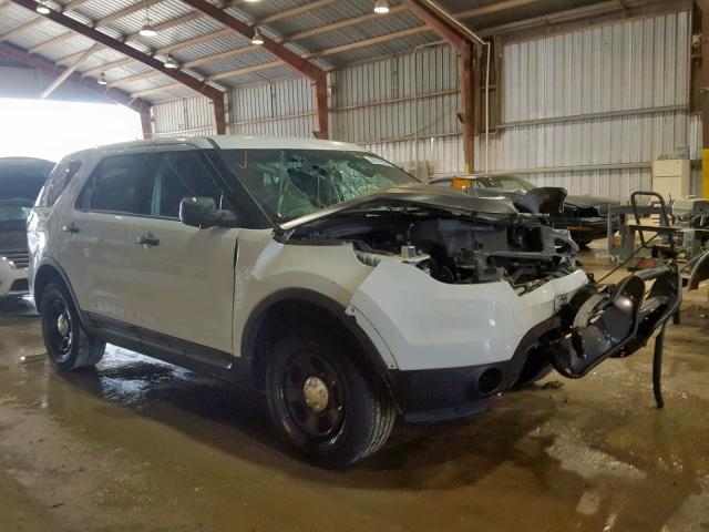 1FM5K8AR7FGB75420 - 2015 FORD EXPLORER P WHITE photo 1