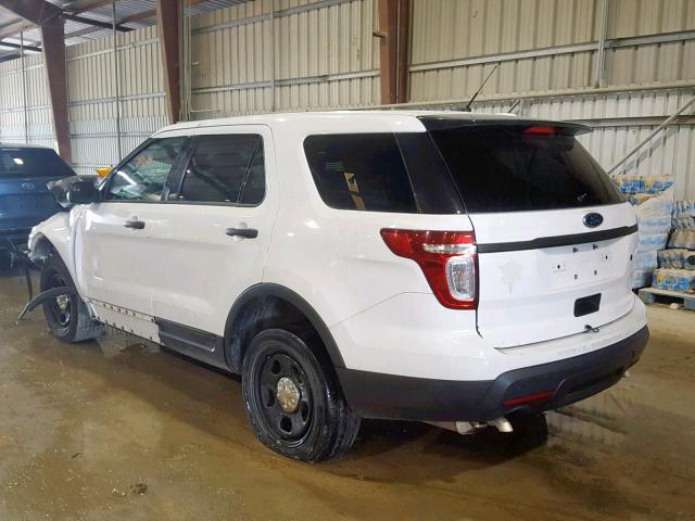 1FM5K8AR7FGB75420 - 2015 FORD EXPLORER P WHITE photo 3