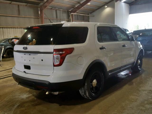 1FM5K8AR7FGB75420 - 2015 FORD EXPLORER P WHITE photo 4