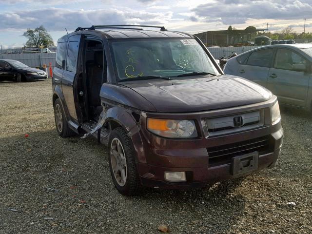 5J6YH17987L004290 - 2007 HONDA ELEMENT SC MAROON photo 1