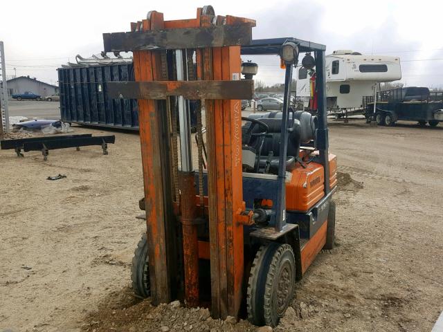 405FG2516647 - 1993 TOYOTA FORKLIFT ORANGE photo 2