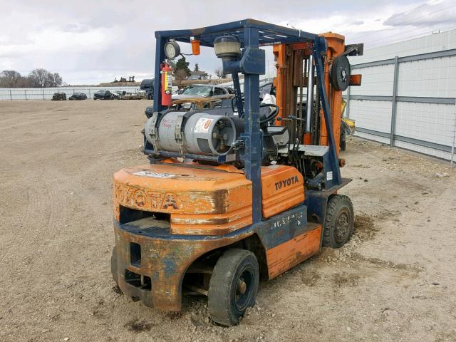 405FG2516647 - 1993 TOYOTA FORKLIFT ORANGE photo 4