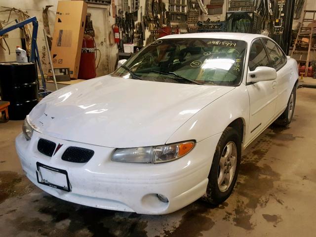 1G2WK52J51F106003 - 2001 PONTIAC GRAND PRIX WHITE photo 2