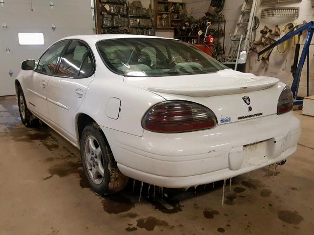 1G2WK52J51F106003 - 2001 PONTIAC GRAND PRIX WHITE photo 3