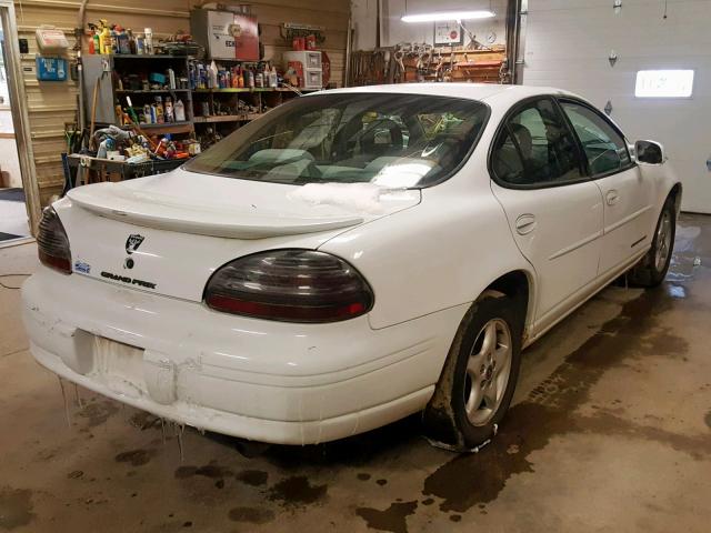 1G2WK52J51F106003 - 2001 PONTIAC GRAND PRIX WHITE photo 4