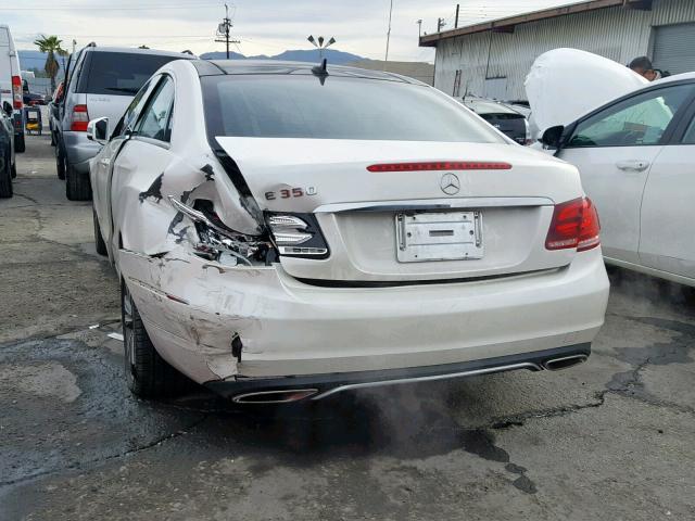 WDDKJ5KB9EF237114 - 2014 MERCEDES-BENZ E 350 WHITE photo 3