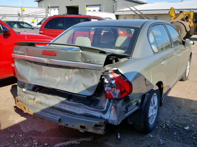 1G1ZT54874F126167 - 2004 CHEVROLET MALIBU LS 绿色 照片 4