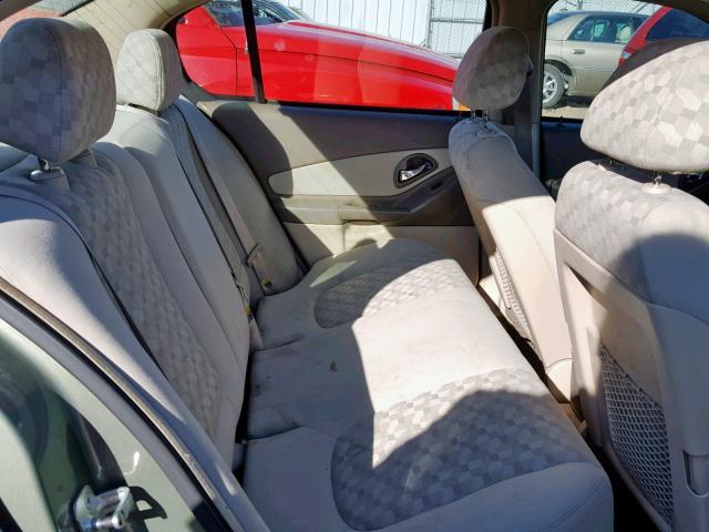 1G1ZT54874F126167 - 2004 CHEVROLET MALIBU LS 绿色 照片 6