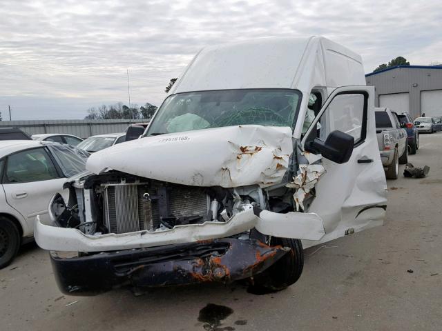 1N6BF0LY1JN803927 - 2018 NISSAN NV 2500 S WHITE photo 2