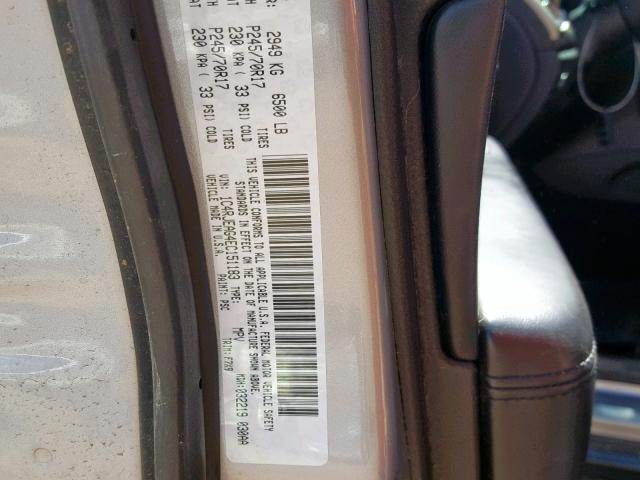 1C4RJEAG4EC151183 - 2014 JEEP GRAND CHER SILVER photo 10