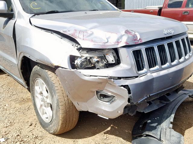 1C4RJEAG4EC151183 - 2014 JEEP GRAND CHER SILVER photo 9