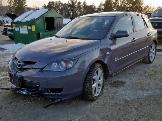 JM1BK344X71692869 - 2007 MAZDA 3 HATCHBAC GRAY photo 2