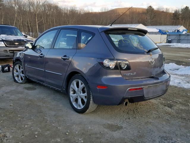 JM1BK344X71692869 - 2007 MAZDA 3 HATCHBAC GRAY photo 3