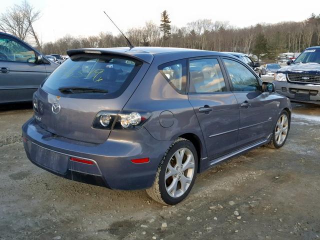 JM1BK344X71692869 - 2007 MAZDA 3 HATCHBAC GRAY photo 4