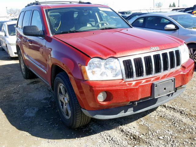 1J4HR58285C677499 - 2005 JEEP GRAND CHER RED photo 1