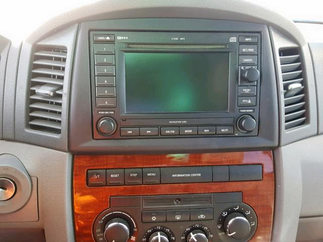 1J4HR58285C677499 - 2005 JEEP GRAND CHER RED photo 9