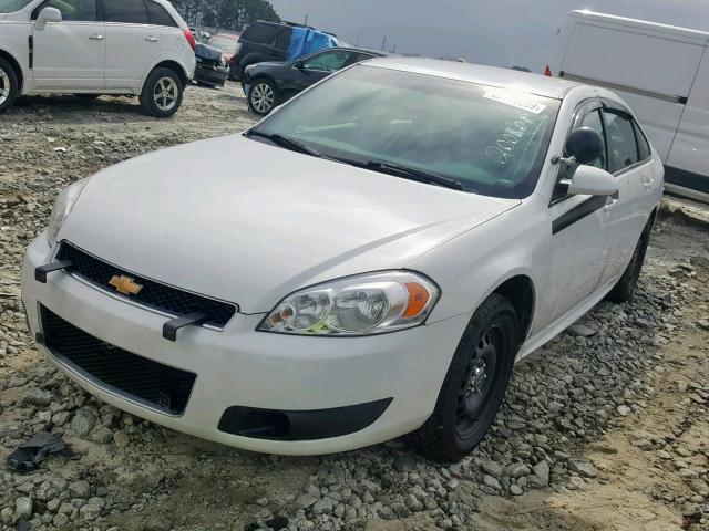 2G1WD5E32F1107104 - 2015 CHEVROLET IMPALA LIM WHITE photo 2