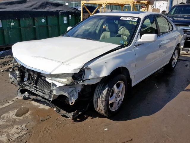 19UUA56603A016660 - 2003 ACURA 3.2TL WHITE photo 2