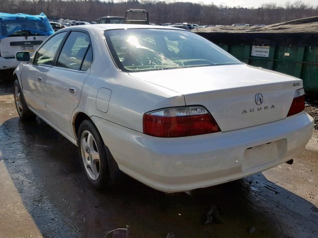 19UUA56603A016660 - 2003 ACURA 3.2TL WHITE photo 3