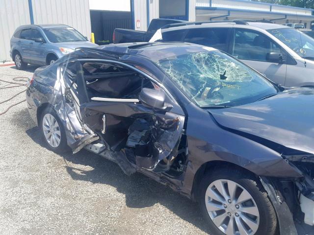 1HGCR2F8XFA177249 - 2015 HONDA ACCORD EXL GRAY photo 9