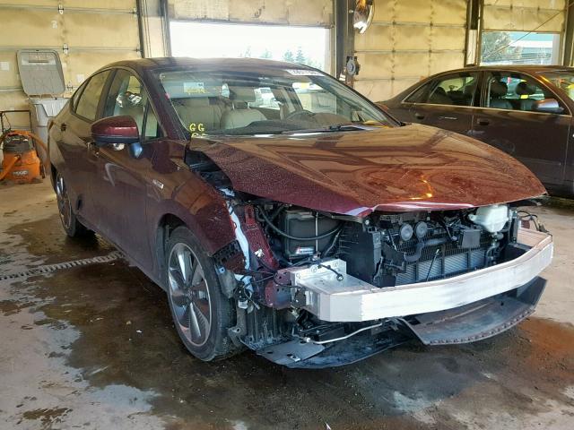 JHMZC5F14JC007172 - 2018 HONDA CLARITY BURGUNDY photo 1