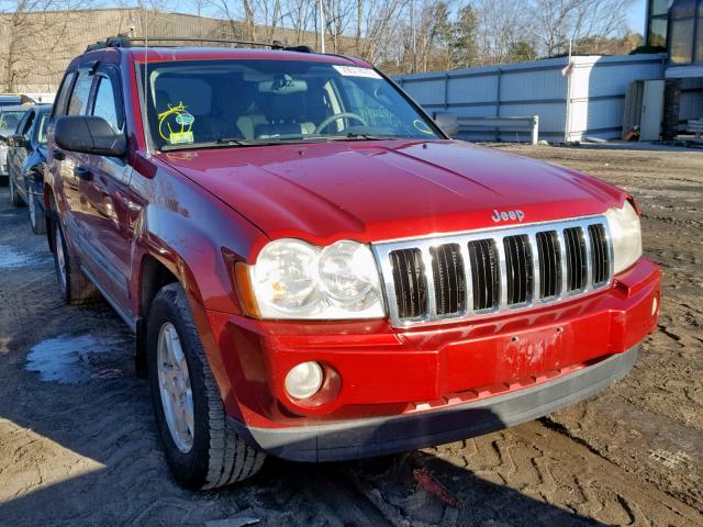 1J4GR48K65C553320 - 2005 JEEP GRAND CHER RED photo 1