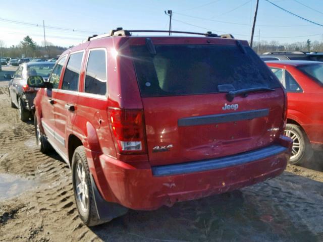 1J4GR48K65C553320 - 2005 JEEP GRAND CHER RED photo 3