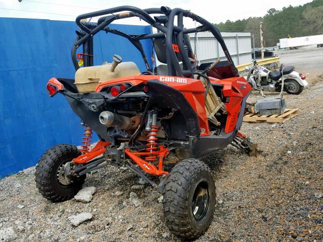 3JBPXAP28FJ000913 - 2015 CAN-AM MAVERICK 1 ORANGE photo 4