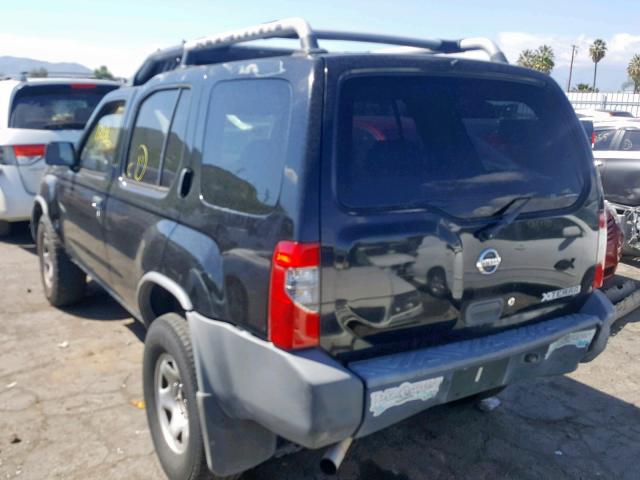 5N1DD28TX4C653788 - 2004 NISSAN XTERRA XE BLACK photo 3