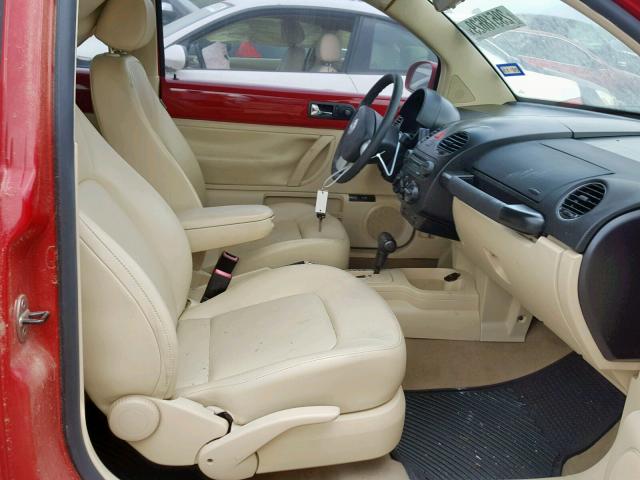 3VWPW31C58M510292 - 2008 VOLKSWAGEN NEW BEETLE Rot Foto 5