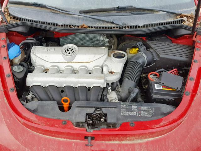 3VWPW31C58M510292 - 2008 VOLKSWAGEN NEW BEETLE Rot Foto 7