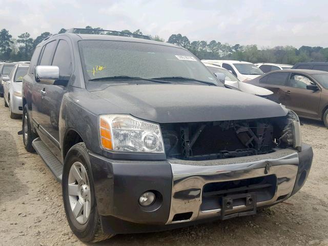 5N1AA08A54N743577 - 2004 NISSAN ARMADA SE GRAY photo 1